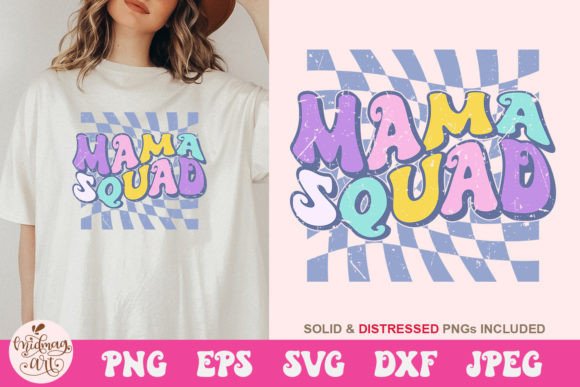 Mom Squad SVG Review: A Versatile Graphic for T-Shirt and Sublimation Projects