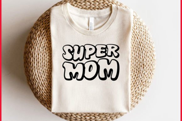 Retro Mother’s Day T-shirt Design for Real Embroidery Projects
