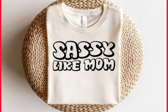 Retro Mother’s Day T-Shirt Design, Sassy – A Versatile Graphic for Content Creators