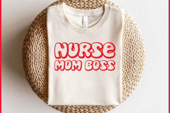 Retro Nurse T-shirt Design for Handmade Projects
