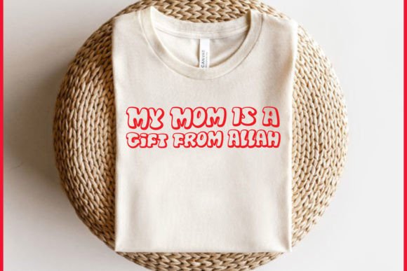 Retro Ramadan T-Shirt Design: A Festive Graphic for Local Business Branding