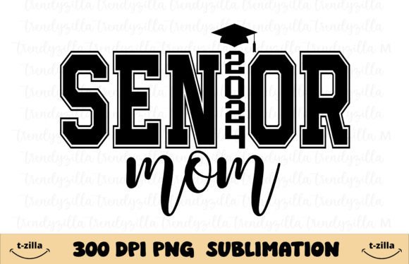 Senior Mom 2024 SVG Png: A Heartfelt Graphic for Local Business Branding