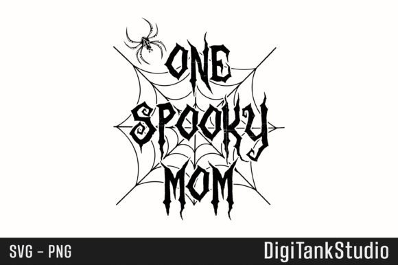 Spooky Mom Halloween Mother SVG - PNG: A Versatile Graphic Design Asset for T-Shirt Designs